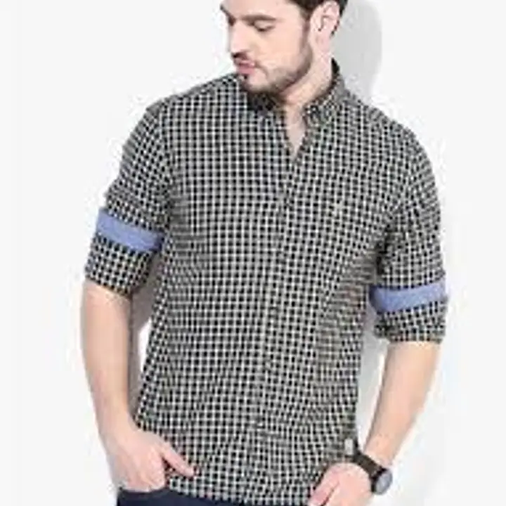 Checked Slim Fit Shirt long sleeves